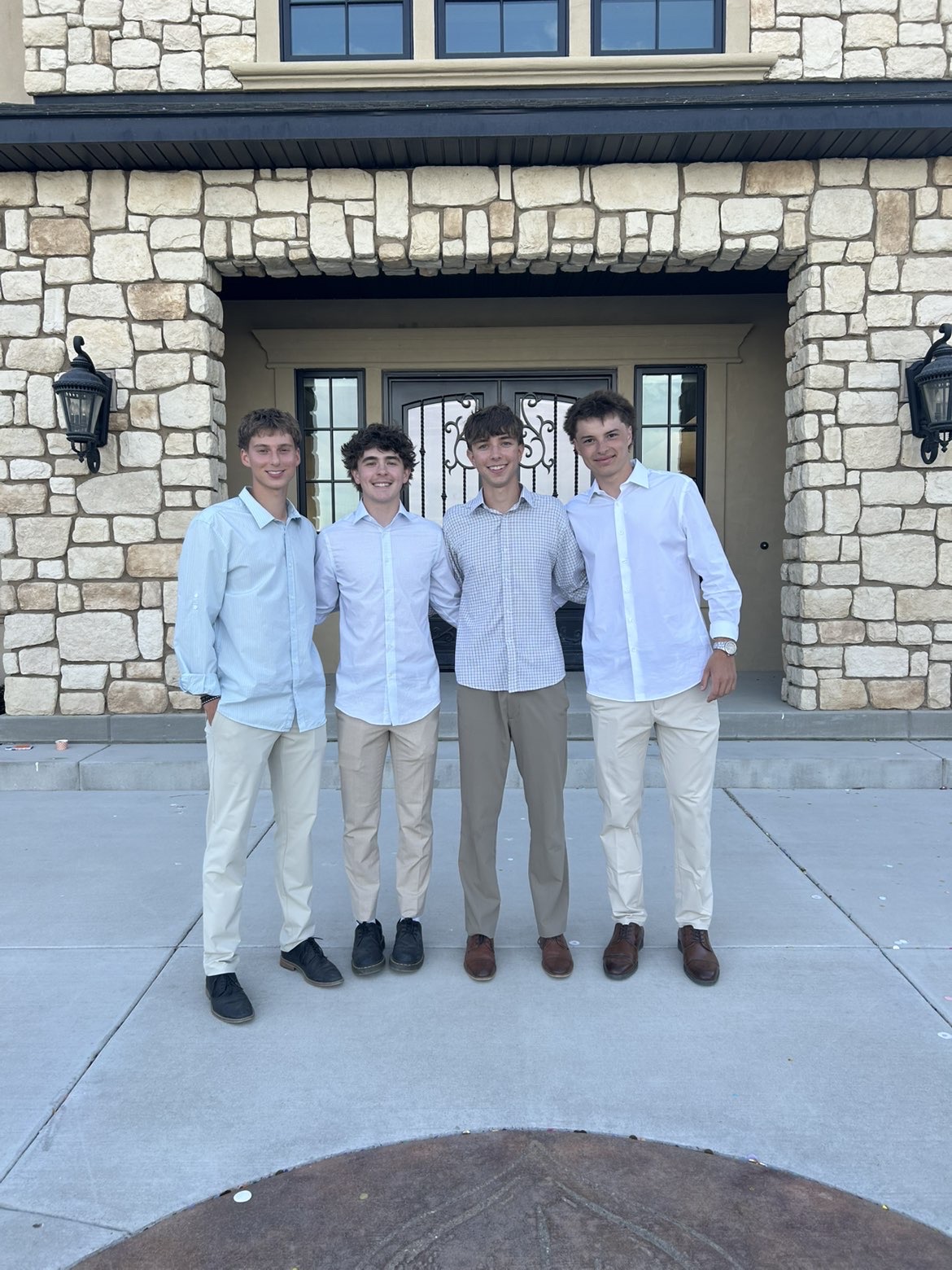 Four Corners Services owners Kaden Roberts, Linkin Wood, Blake Schultz, and Dylan Brown